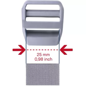 Fechadura de escada Deuter 25 Standard cinza