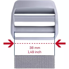 Fechadura de escada Deuter 38 Standard Cinza