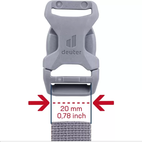 Fivela Deuter 20 - HI/TR/AL Cinza