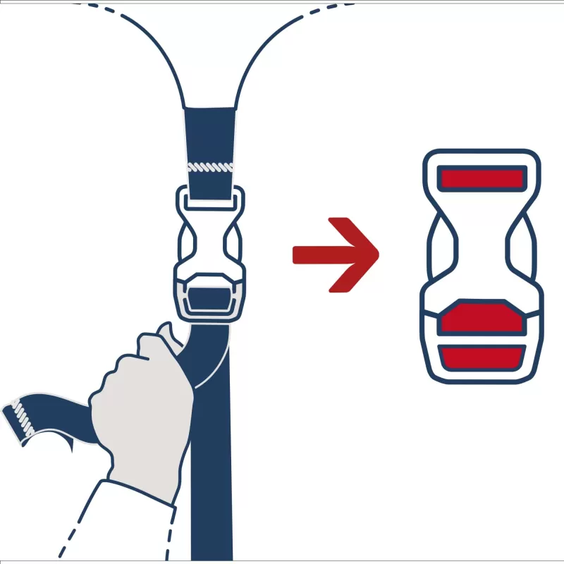 Fivela Deuter 20 - HI/TR/AL Cinza