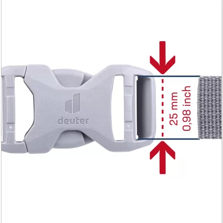 Fivela Deuter 25D - HI/TR/AL Cinza