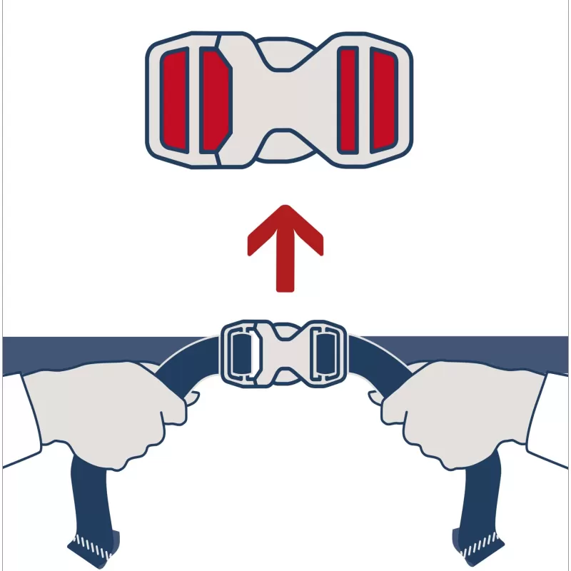 Fivela Deuter 25D - HI/TR/AL Cinza