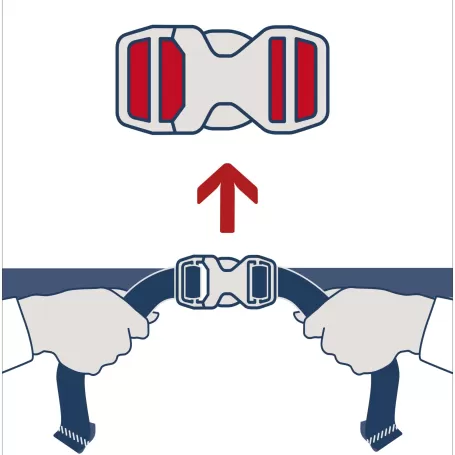 Fivela Deuter 25D - HI/TR/AL Cinza