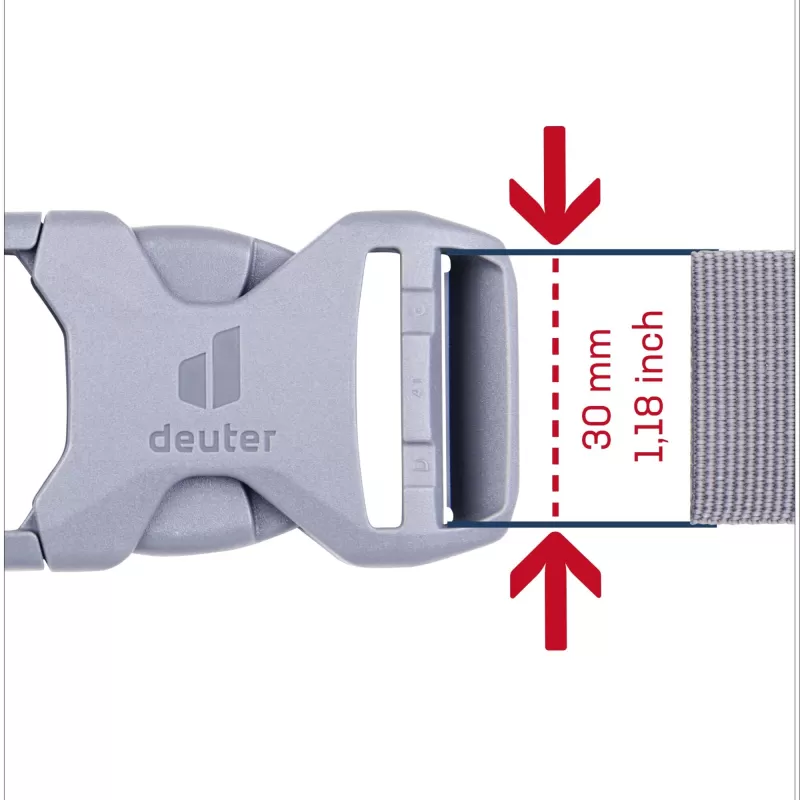 Fivela Deuter 30D - HI/TR/AL Cinza