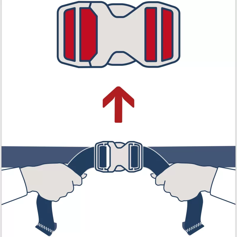 Fivela Deuter 30D - HI/TR/AL Cinza