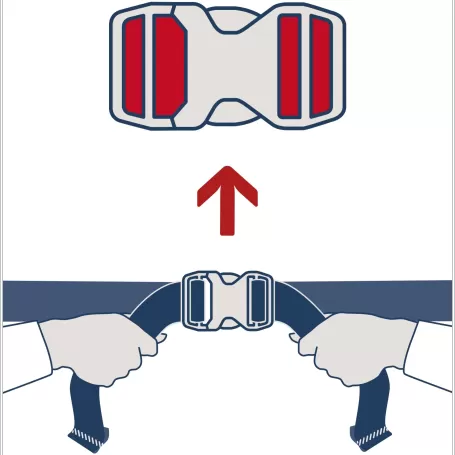 Fivela Deuter 30D - HI/TR/AL Cinza