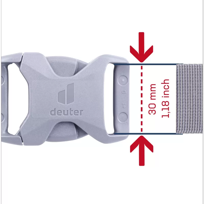 Fivela Deuter 30S- HI/TR/AL Cinza