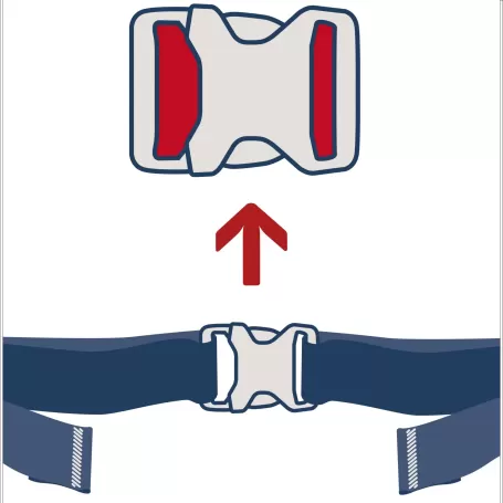 Fivela Deuter 30S- HI/TR/AL Cinza