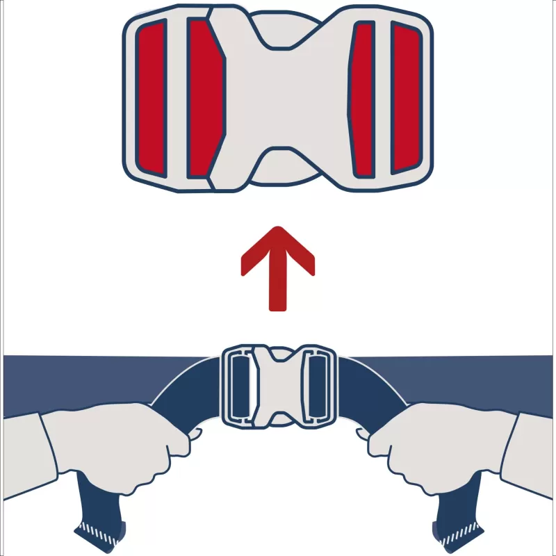 Fivela Deuter 38D - HI/TR/AL Cinza