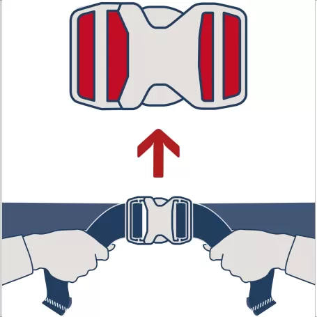 Fivela Deuter 38D - HI/TR/AL Cinza