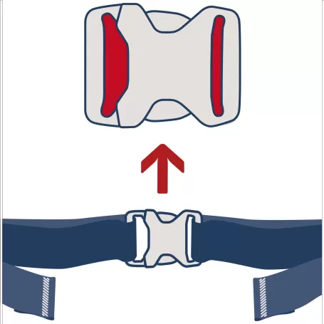 Deuter Buckle 38S - HI/TR/AL Cinza