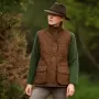 Colete Oxford Blue Newbury Quilted Sand Waxed