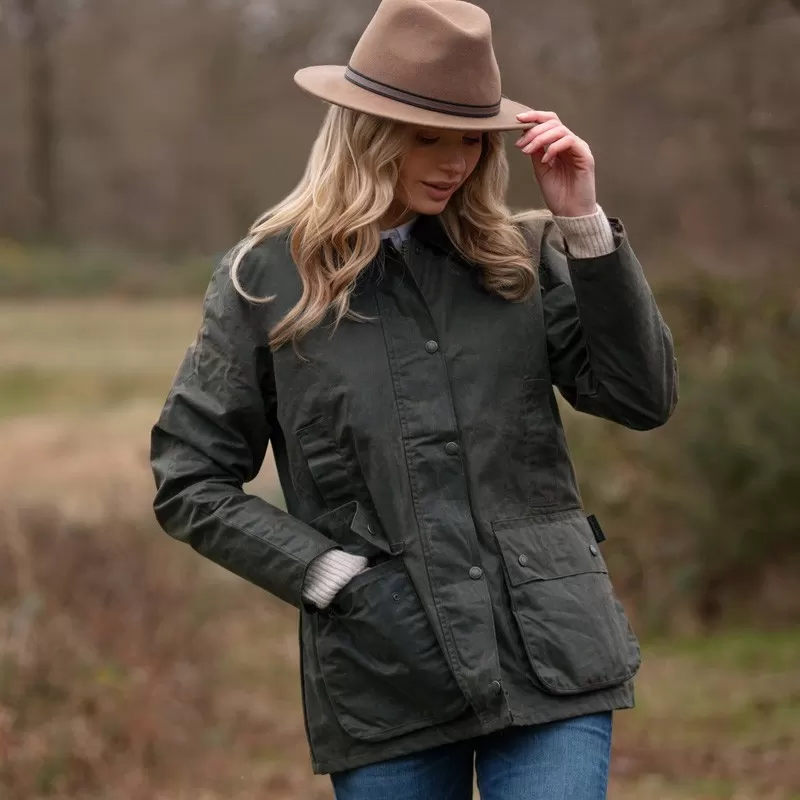 Jaqueta Oxford Azul Countrygirl Verde Encerada Jaqueta Oxford Azul Countrygirl Verde Encerada