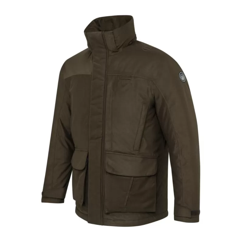 Jaqueta Beretta Mull Brown Bark Isolada