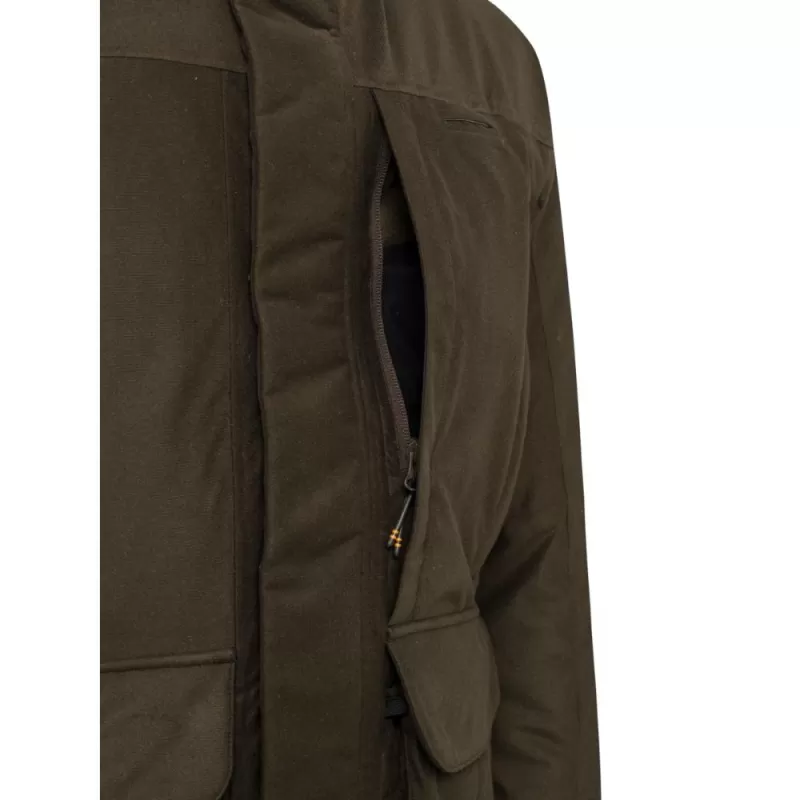 Jaqueta Beretta Mull Brown Bark Isolada