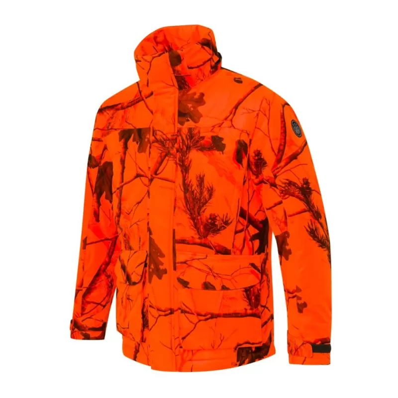 Jaqueta Beretta Mull Realtree Ap Camo HD Laranja Isolada