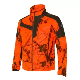 Jaqueta corta-vento Beretta Matajur Realtree Ap Camo HD laranja