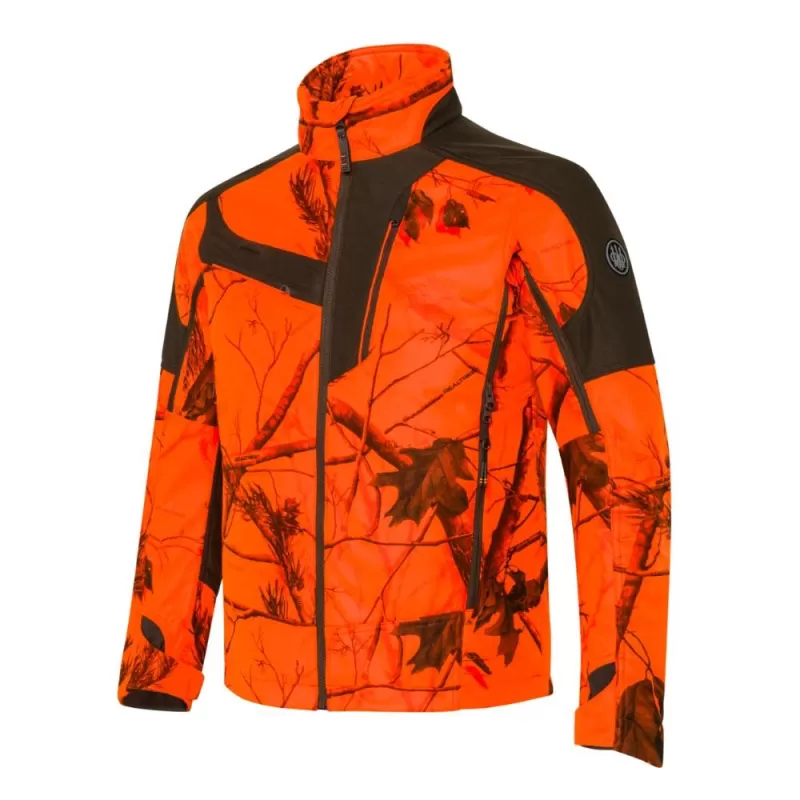 Jaqueta corta-vento Beretta Matajur Realtree Ap Camo HD laranja Jaqueta corta-vento Beretta Matajur Realtree Ap Camo HD laranja