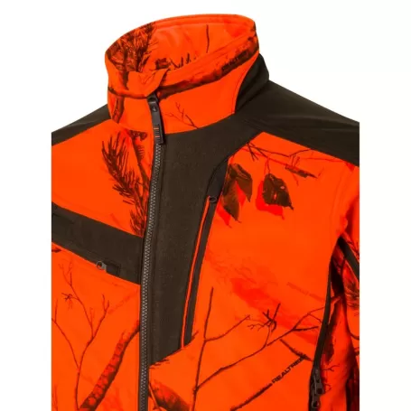 Jaqueta corta-vento Beretta Matajur Realtree Ap Camo HD laranja