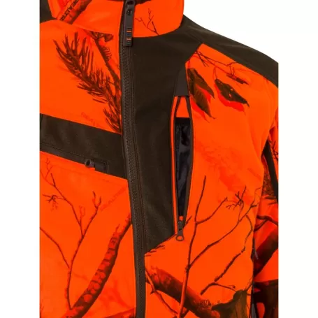 Jaqueta corta-vento Beretta Matajur Realtree Ap Camo HD laranja