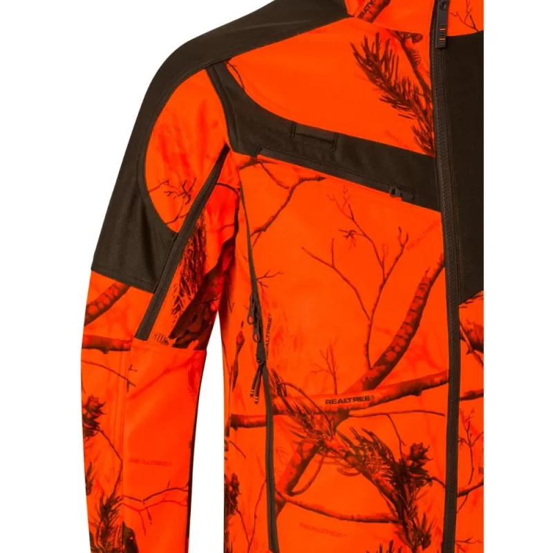 Jaqueta corta-vento Beretta Matajur Realtree Ap Camo HD laranja