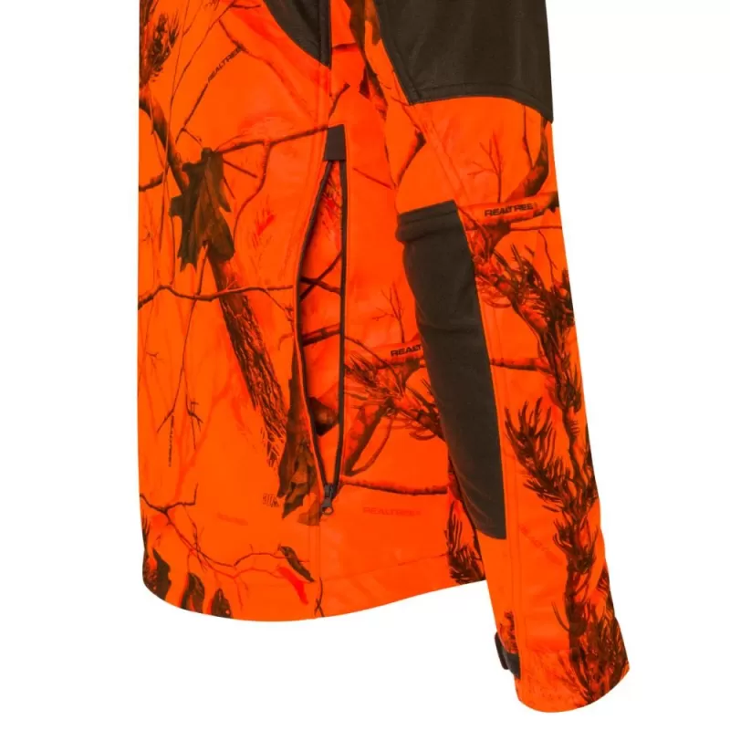 Jaqueta corta-vento Beretta Matajur Realtree Ap Camo HD laranja