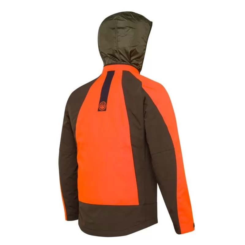 Jaqueta Beretta Balcan WR Marrom Casca e Laranja