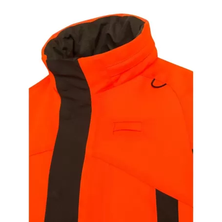 Jaqueta Beretta Balcan WR Marrom Casca e Laranja