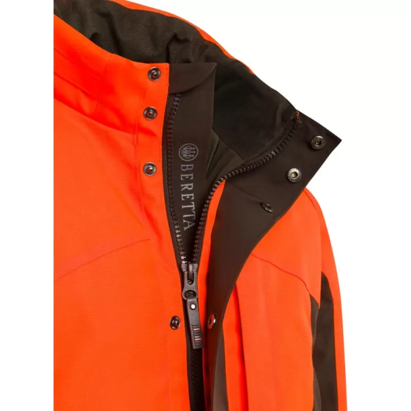 Jaqueta Beretta Balcan WR Marrom Casca e Laranja