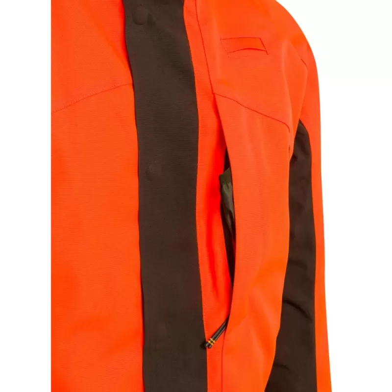 Jaqueta Beretta Balcan WR Marrom Casca e Laranja