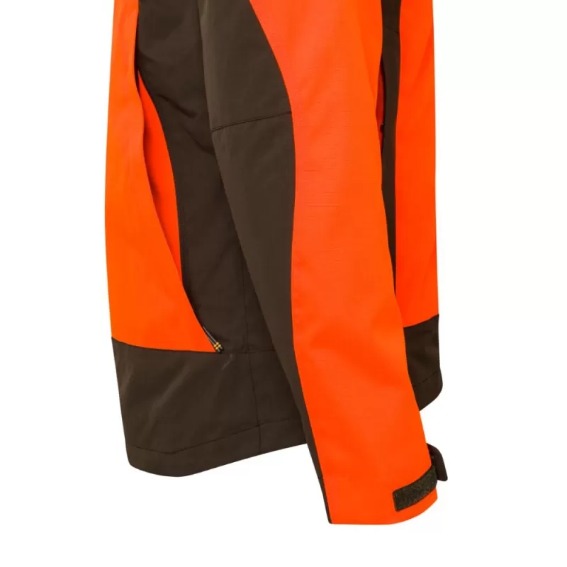 Jaqueta Beretta Balcan WR Marrom Casca e Laranja