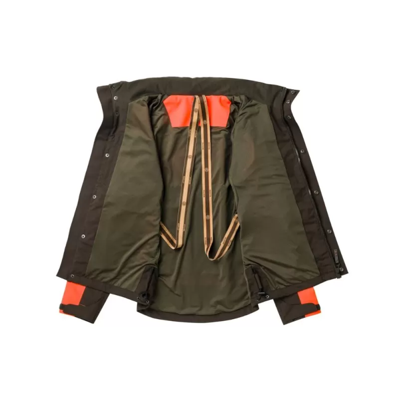 Jaqueta Beretta Balcan WR Marrom Casca e Laranja