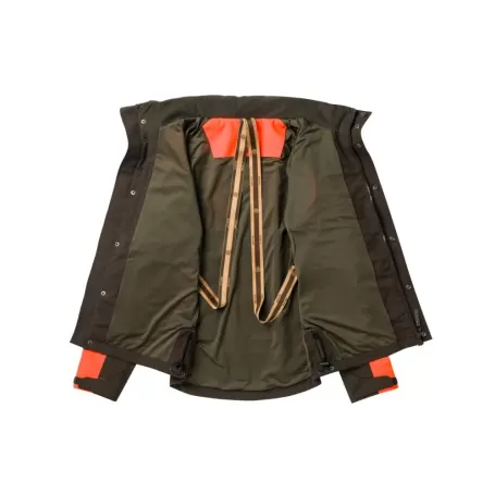 Jaqueta Beretta Balcan WR Marrom Casca e Laranja