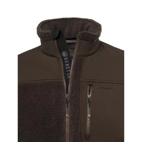 Jaqueta Beretta Halifax Sherpa Fleece Marrom Casca