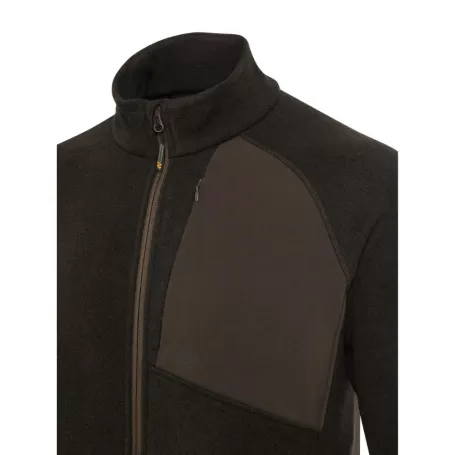Beretta Abisko Brown Bark Fleece com zíper completo