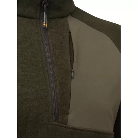 Casaco polar Beretta Half-Zip Abisko verde musgo