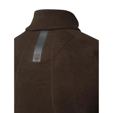 Casaco polar Beretta Abisko Brown Bark com meio fecho
