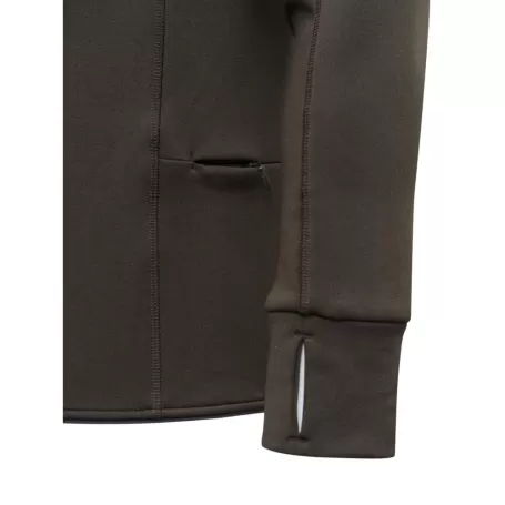 Beretta Polar Stretch Meio Zíper Verde Musgo