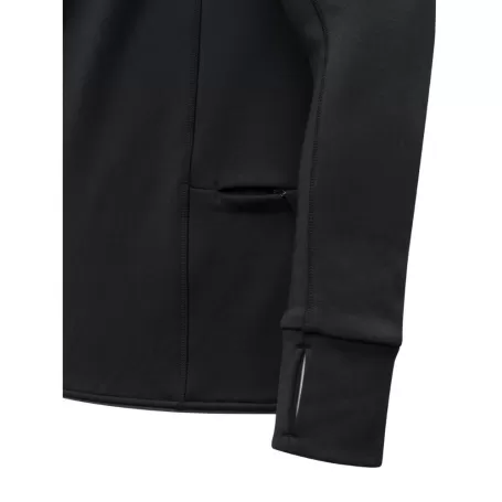 Beretta Fleece Elástico Meio Zíper Preto