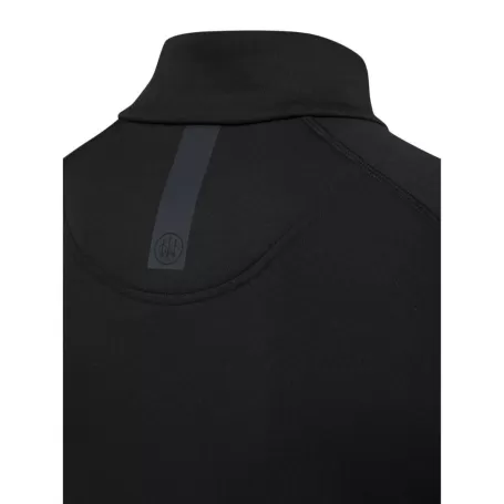 Beretta Fleece Elástico Meio Zíper Preto