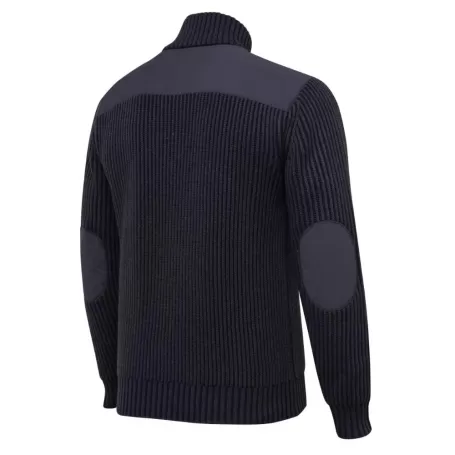 Suéter técnico Beretta Dover com meio zíper, cor ébano