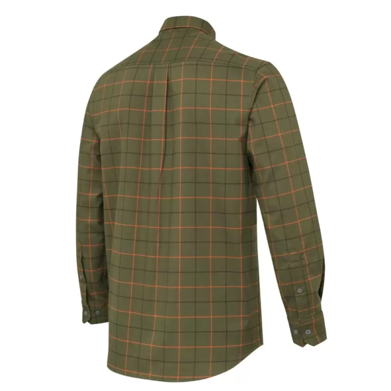 Beretta Camisa elástica Jargo Green Pumpkin Check