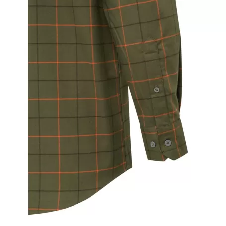 Beretta Camisa elástica Jargo Green Pumpkin Check