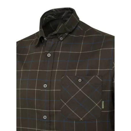Camisa Beretta Stretch Jargo Bark & Sage Check
