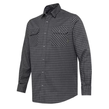 Camisa de flanela cadete xadrez ébano Beretta Camisa de flanela cadete xadrez ébano Beretta