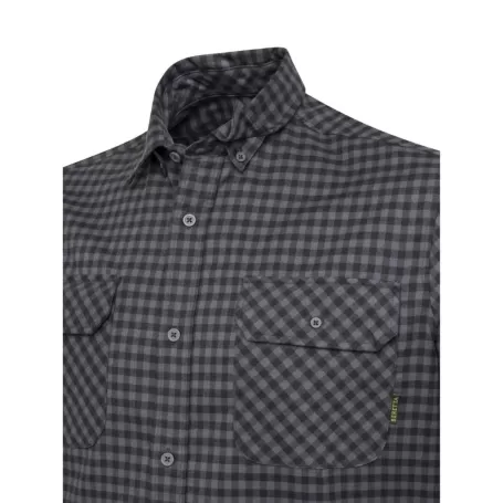 Camisa de flanela cadete xadrez ébano Beretta