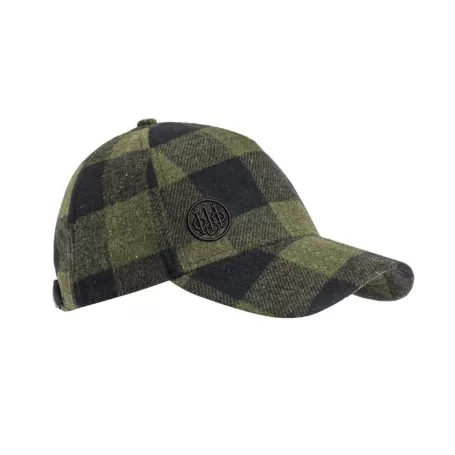Boné Beretta Lodge Green Moss Check Plaid Boné Beretta Lodge Green Moss Check Plaid