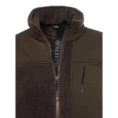 Jaqueta Beretta Halifax Sherpa Fleece W Brown Bark