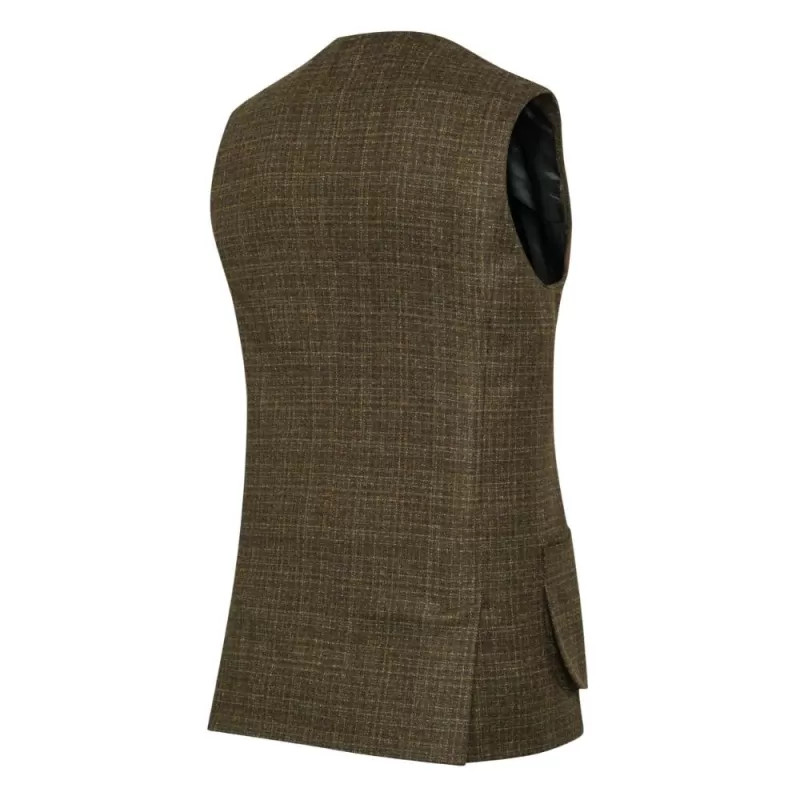 Colete Beretta St James Verde e Xadrez Ferrugem