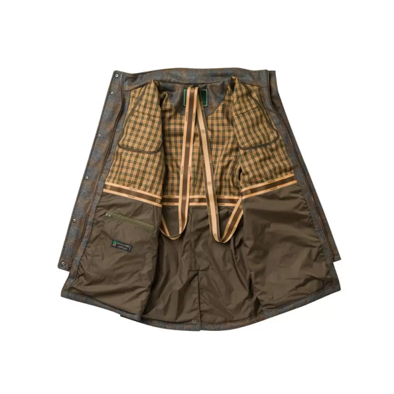 Casaco Beretta St James W Marrom e Azul Claro Xadrez